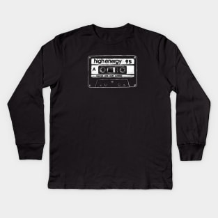 95 Mix Tape Retro Birthday 1995 Kids Long Sleeve T-Shirt